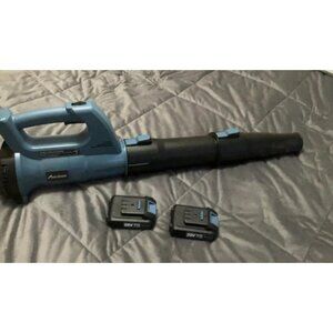 New 20V Cordless Leaf Blower, Electric Battery Operated Blower with Two Battries